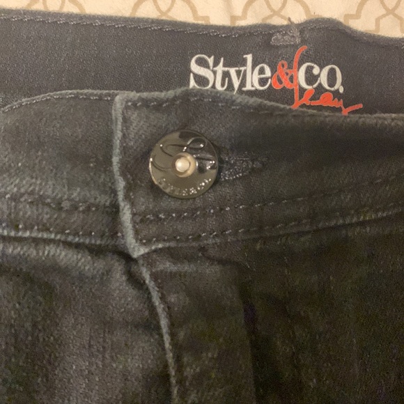 Style & Co. Jeans Black Tummy Control Jeans - Picture 5 of 9